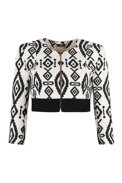 Elisabetta Franchi Graphic Print Jacket