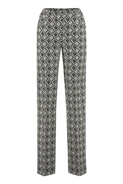 Marine Serre Wool Blend Trousers