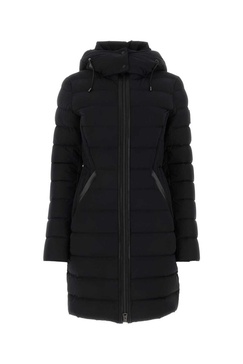 Black stretch nylon Farren down jacket