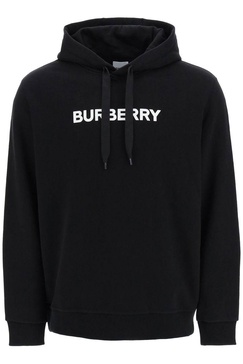 BURBERRY Men's Black Logo Print Sweatshirt