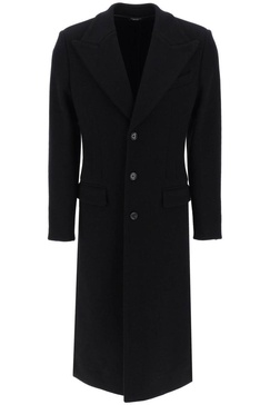 Dolce & Gabbana Techno Wool Deconstructed Coat