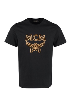 Mcm Logo Cotton T-Shirt