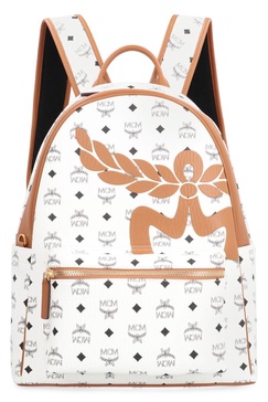 Mcm Stark Mega Laurel Visetos Medium Backpack