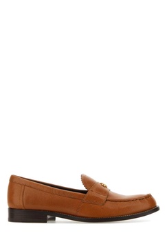 Camel Leather Loafers