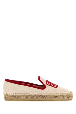 Ivory Canvas Espadrilles