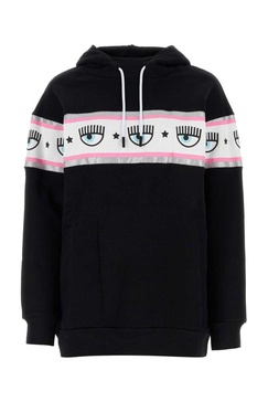 Chiara Ferragni Long Sleeved Drawstring Hoodie