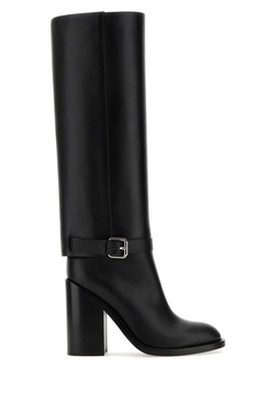 Burberry Round-Toe Buckle Fastened Boots