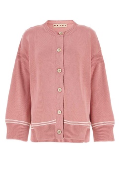 Marni Woman Pink Cotton Cardigan