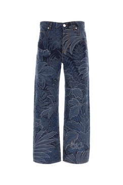 Embroidered Denim Jeans