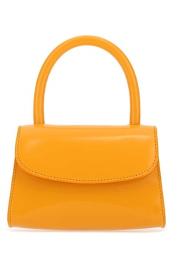 Orange Leather Mini Handbag