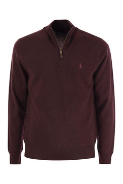 Polo Ralph Lauren Wool Pullover With Half Zip