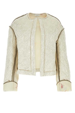 Dries Van Noten Jacquard Crewneck Jacket