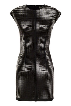 Sportmax Volante - Crew-Neck Dress With Micro Studs