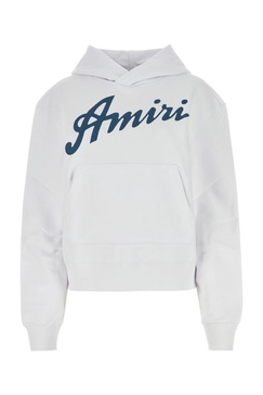 Amiri Logo Printed Long Sleeved Hoodie