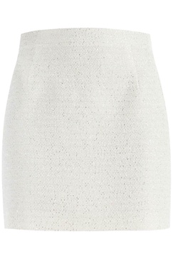 Tweed Mini Skirt With Sequins