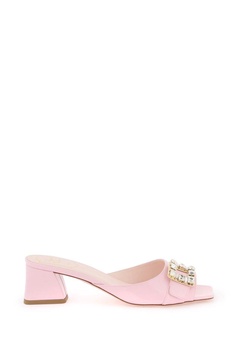 Roger Vivier "Très Vivier Patent Leather Mules With