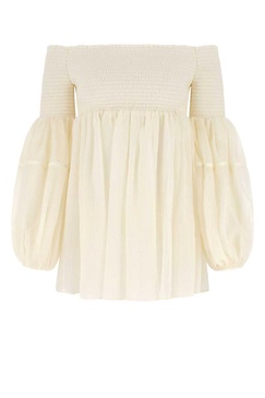 Chloé Off-Shoulder Knit Top