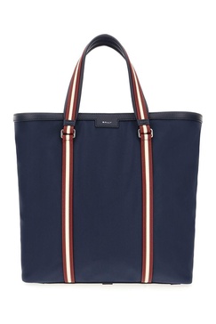 Navy Blue Nylon Shopping Bag