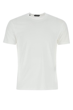 Tom Ford Man White Lyocell Blend T-Shirt