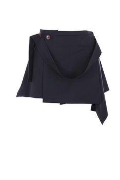 Meghan High-waist Asymmetric Skirt