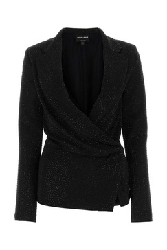 Giorgio Armani Woman Embellished Crepe Blouse