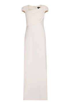 TOM FORD Elegant White Silk Georgette Dress for Women