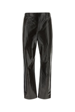 Bottega Veneta Leather Elasticated Trousers