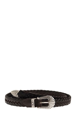 Alberto Luti Suede Braided Belt