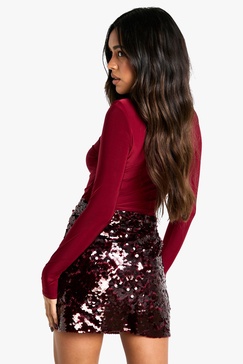 Premium Sequin Mini Skirt