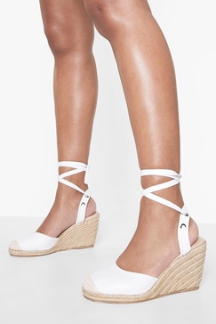 Wrap Up Espadrille Wedges