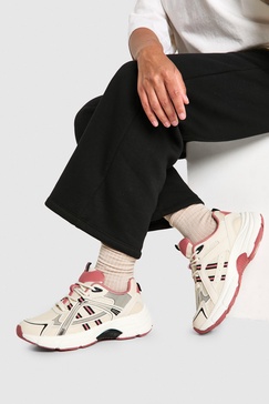 Sporty Paneled Sneakers