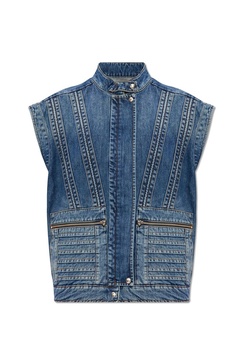 Iro Odilae Sleeveless Denim Jean Vest