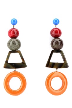 Jacquemus Geometric Drop Earrings