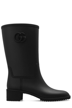 Gucci Logo Plaque Boots