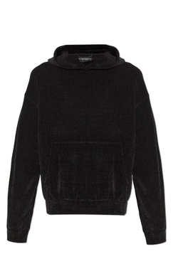 Emporio Armani Ribbed Hoodie