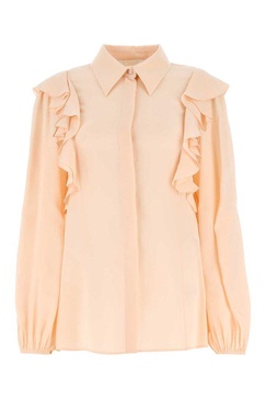 Chloé Ruffled Long-Sleeved Shirt