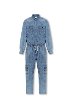 Isabel Marant Vyns Straight Leg Denim Jumpsuit