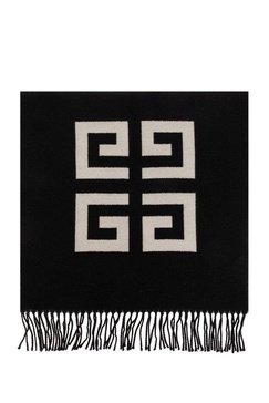 Givenchy 4G Motif Fringed Scarf