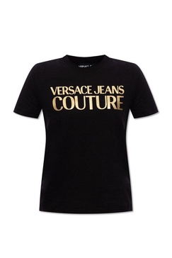 Versace Jeans Couture Logo Printed Crewneck T-Shirt