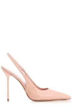 Paris Texas Lidia Embossed Pointed-Toe Pumps