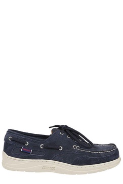 Sebago Round-Toe Lace-Up Detailed Loafers