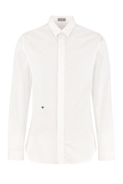 Dior Homme Bee Embroidered Long-Sleeved Shirt