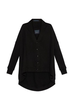 Yohji Yamamoto Curved Hem Cardigan