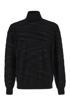 Missoni Graphic Printed Roll-Neck Knitted Jumper