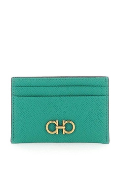 Ferragamo Gancini Logo Plaque Cardholder