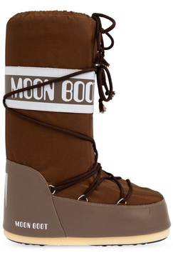 Moon Boot Icon Logo Printed Lace-Up Boots