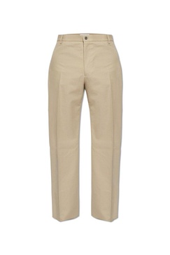 Ferragamo Straight-Leg Pleat Front Trousers