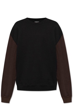 Dries Van Noten Colour-Block Crewneck Sweatshirt