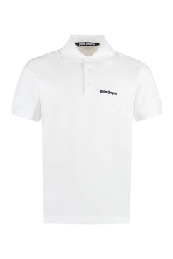 Palm Angels Logo Embroidered Polo Shirt