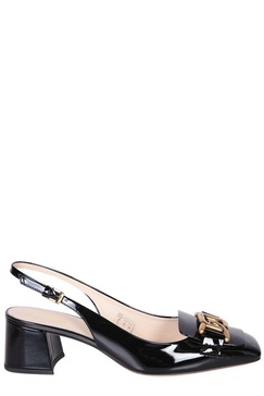 Tod's Square Toe Slingback Pumps